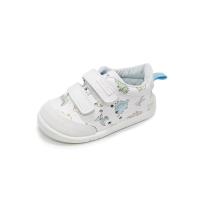 Titanitos deportivas de piel lavables respetuosas mod. B500 Dinosaurios en color blanco - details 0