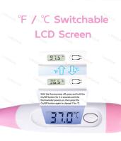 Termómetro Digital Para Bebés Uso Oral Y Axilar Lectura Rápida Y Precisa Pantalla LCD Alerta De Fiebre Termómetros Para Baño De Bebé - details 4