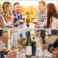Tapones de silicona para botellas de vino, reutilizables, con Doble sellada. - details 4