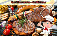 Termómetro Digital Para Cocina BBQ Alimentos Carne Pasteles Caramelo Fritos Asado Herramienta De Medición Metal Para Cocinar En Horno - details 0