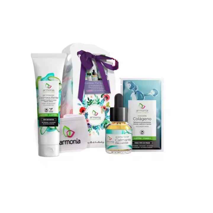 Armonía Pack Facial Piel Sensible - Limpieza Suave, Hidratación y Protección - 1
