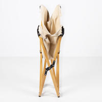 Silla plegable de camping Aktive estilo Glamping, de algodón y aluminio, peso máx. 110 kg., Medidas 58x61x73cm. - details 4