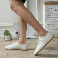 Zapatos Planos Casuales De Lino Clásicos Para Hombres Y Mujeres Mocasines De Canvas Moda Zapatería Pesca Talla Grande - details 4