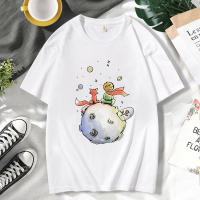 Camiseta De Verano Para Hombre Algodón Con Estampado De Príncipe Cartoon Camiseta Gráfica O-Neck Manga Corta Para Mujer Top Casual - details 7