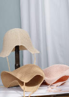 Sombrero De Paja Para Mujer 2022 Nueva Moda Protección UV Visera De Playa Plegable Verano Sombrero De Adulto Para Exterior - details 4