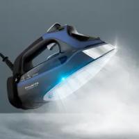 Plancha de Vapor Rowenta DW9411 Steamforce Plus, Regalo Quitapelusas Rowenta JA7002 Recargable, 3000 W, Golpe de Vapor 250 g/min, Depósito 0.35 Litros, Microsteam 400 HD Profile, Antigoteo, Antical, Vapor Vertical, Azul - details 2
