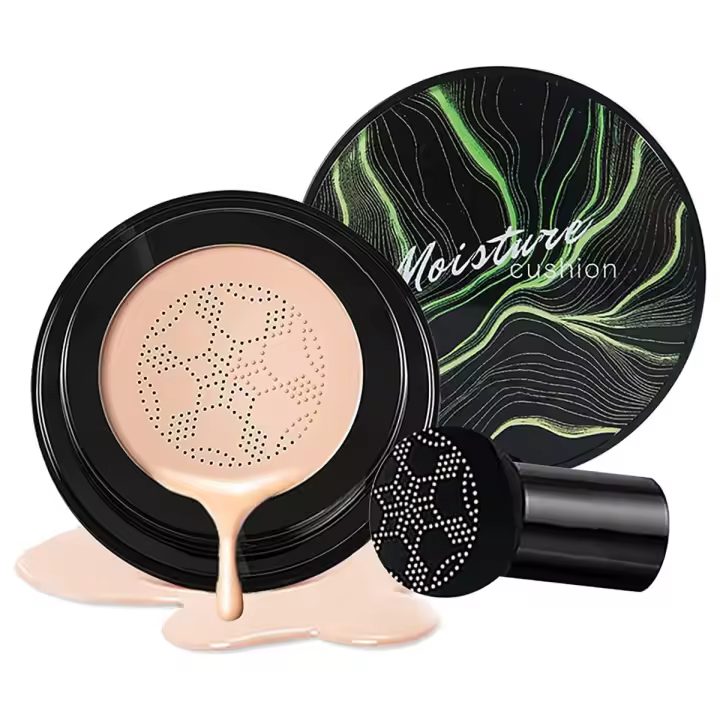 Moisture Cushion  CC Cream Base de Maquillaje. Crema Correctora Hidratante y Nutritiva con Dosificador y Aplicador. Air Cushion Foundation - 1