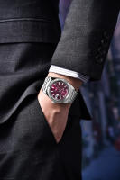 Reloj De Pulsera Mecánico PAGANI DESIGN DD40 Para Hombre Oro Rosa Lujo Cristal De Zafiro AR Resistente Al Agua Con Fecha Y Semana - details 9