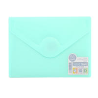 Pack 10 Ud. Carpeta Sobre con Cierre de Velcro - Tamaño A6 para hasta 100 Hojas 80 grs. - REF 90918 -  4 Colores Blush Pastel Sólidos con Textura Soft Touch - 100% reciclable -by Office Box - details 5