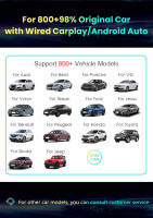 Adaptador De Coche Sin Cable Para Android Auto Y CarPlay USB Tipo-C Bluetooth 2 En 1 Compatible Con Haval H1 Blue-Brand H2 - details 9