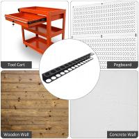 Organizador De Herramientas Para Pala Destornillador Tijeras Y Martillo Soporte De Pared Para Workshop Granero Y Garage - details 2