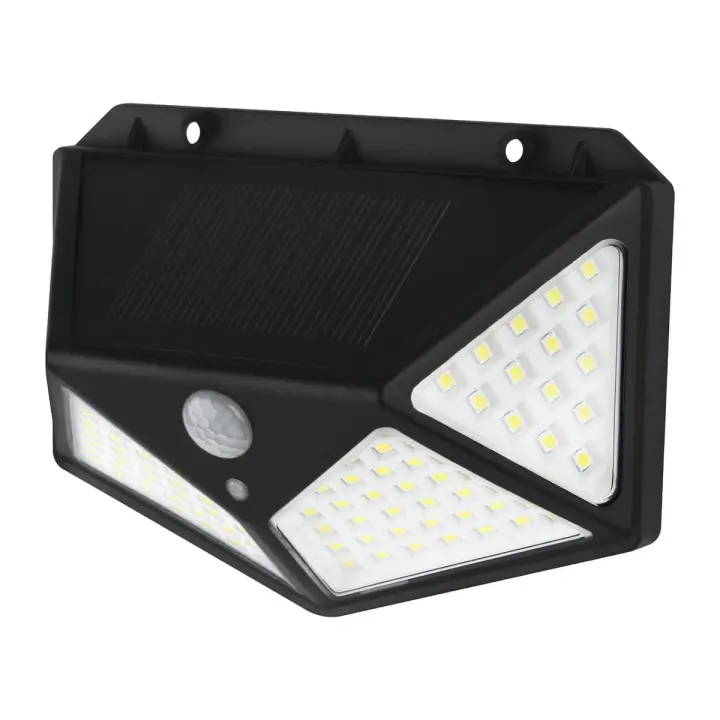APLIQUE SOLAR LED KORPASS COM SENSOR 5W LUZ FRIA - 1