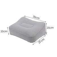Almohada De Pie Inflable Para Viaje Y Oficina Almohada De Descanso Para Pies Con Soporte De Pierna Rectangular De Poliéster 100% - details 0