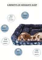 Alfombra Para Perro Grande Accesorios De Hogar Sofá Para Pequeños Y Medianos Perros Materiales Transpirables Lavables - details 6