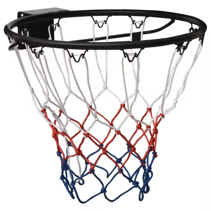 vidaXL Aro de baloncesto acero 45 cm canasta de baloncesto Color Negro,  orange, y mas - 1