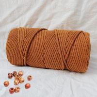 Cordón De Macramé 3mm 100m Algodón Natural Para Tejido Manual Colores Pared Colgante Tejido De Tela Tapestry Hecho a Mano - details 10