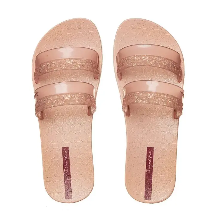 IPANEMA GLITZ SLIDE FEM CHAN BEIGE/BRILLAN AB019 - 1