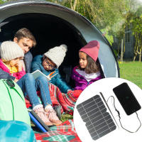 Panel Solar Pequeño 5W 5V Con USB DIY De Silicio Monocrómico Impermeable Para Camping Poder Portátil Panel Solar - details 7