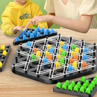 Juego De Ajedrez Triangular Educativo Juego De Puzle Para Mesa Juego Para 2-4 Jugadores Juego De Partido Educativo Para Niños Mayores De 7 Años - details 0