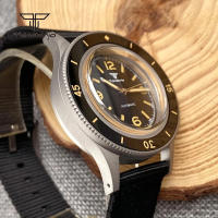 Reloj Automático Tandorio Domed Sapphire Crystal NH35 Vintage 40mm Para Hombres Luminoso Buzón De 120 Clicks 20atm Mecánico - details 6