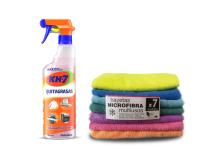 ARTEHOME Pack AHORRO  limpiadores KH7 Quitagrasas 740ML  Y 7 Bayetas microfibra multiuso Productos de Limpieza Disfruta de toda la eficacia de KH-7 Quitagrasas . calidad premium - details 0