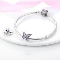 Encanto Original De Plata Para Joyería Moda Sombrero Conejo Encanto Cuentas Pulsera Ajustable Para Mujeres DIY Hecho De Zirconia - details 118