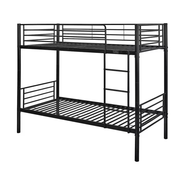 Cama camarote "ADAM" - Metal - Negro - 1