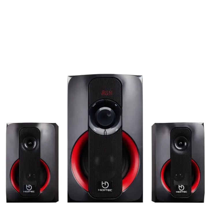 ALTAVOCES HIDITEC 2.1 MULTIMEDIA H400 80W BLUETOOTH USB SD RADIO - 1