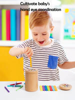 Juguetes Montessori De Madera Para Niños Edad 1-3 Años Juego De Alineación Sensorial Y Desarrollo De Habilidades Motoras Finas Regalo Educativo - details 9