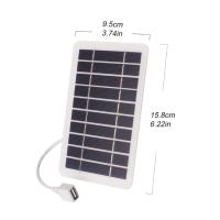 1pc Portable Solar Charger with USB Output for Outdoor Use,, Suitable for Travel and Camping, Mobile Phone Charging, Flashlight, Fan - details 0
