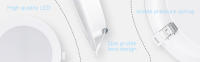 Aigostar Slim Downlight LED Techo 18W 2100LM 4000K CRI> 80 Pack 2 Uds - details 2