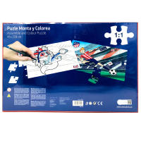 Atlético de Madrid Puzzle 40 Piezas, Monta y Colorea Atlético de Madrid para Niños y Niñas, Regalo Cumpleaños, Navidad, Reyes - details 1
