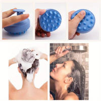Cepillo De Baño De Silicona Para Shampoo Y Masaje Capilar Herramienta De Peluquería Y Limpieza De Cabeza Material Plástico - details 4