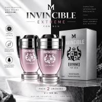 Pack 2 Unidades Invincible Extreme Eau de Toilette para Hombre 100 ml, Perfume Masculino Intenso Ambarado Especiado y Amaderado, Fragancia Cálida y Envolvente, Frasco Trofeo con Spray, Ideal Día y Noche - details 0