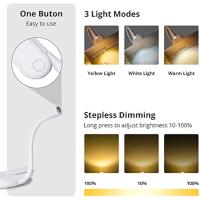 Lámpara De Lectura Para Libros LED Recargable Con Iluminación Nocturna Clip En Cama 3 Colores Brillo Sin Limites Luz De Lectura - details 2