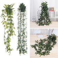 Plantas Artificiales Colgantes Con Maceta Vinateras Para Decoración De Interiores Exteriores Y Oficina Sin Marca Material Rattan Origen Sichuan China - details 0