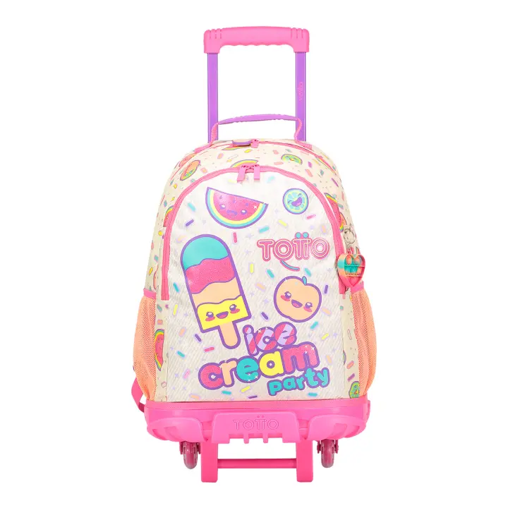 Totto Mochila infantil ruedas Ice Fruit -Dimensiones:31.5 x 44 x 12 cm-Material: Poliester - 1