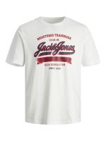 Jack & Jones Jjelogo Tee Ss O-Neck 2 Col Ss24 Sn 12246690 Cloud Dancer Hombre - details 0