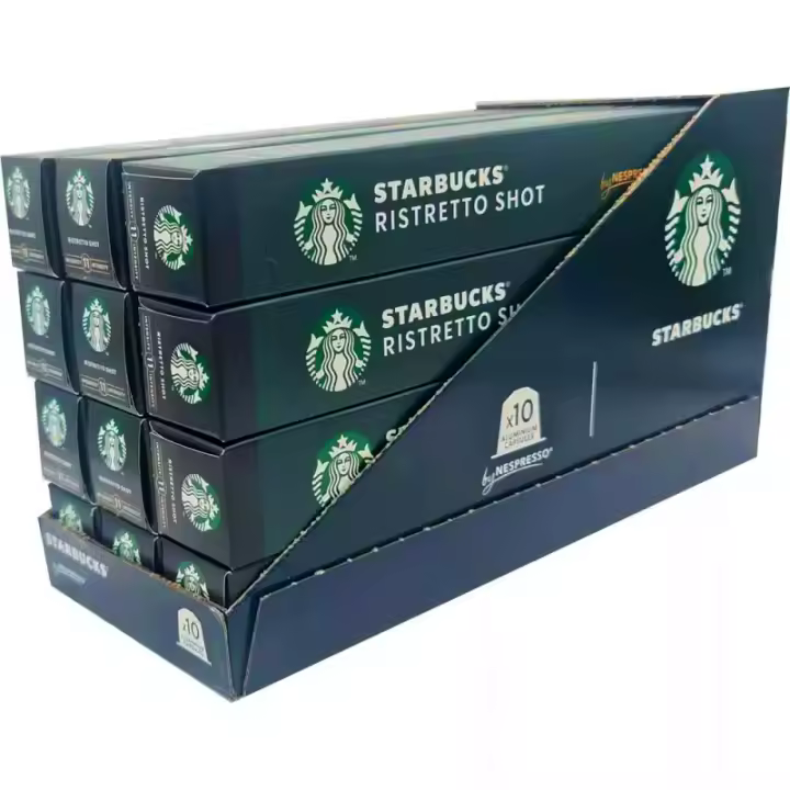 Master Ristretto Shot 120 cápsulas Nespresso Starbucks intensidad 11 - 1