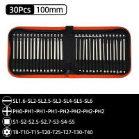 Juego De 30 Piezas De Puntas De Destornillador Magnéticas De Acero S2 100/150mm 1/4 Pulgada Rosca Hexagonal Herramientas Eléctricas Multifuncionales Antideslizantes Phillips Torx Cuadrado - details 7