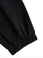 Pantalones De Cargo Para Hombre Con Bolsillos Y Cinta Ajustable En La Cintura Estilo Casual Moda Para Uso Diario Talla Regular - details 6