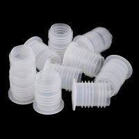 10Pcs Tapón De Botella De Plástico Rojo Para Vino Tapón Transparente Con Agujero Para Sal Resistente Al Polvo Fácil De Retirar - details 12