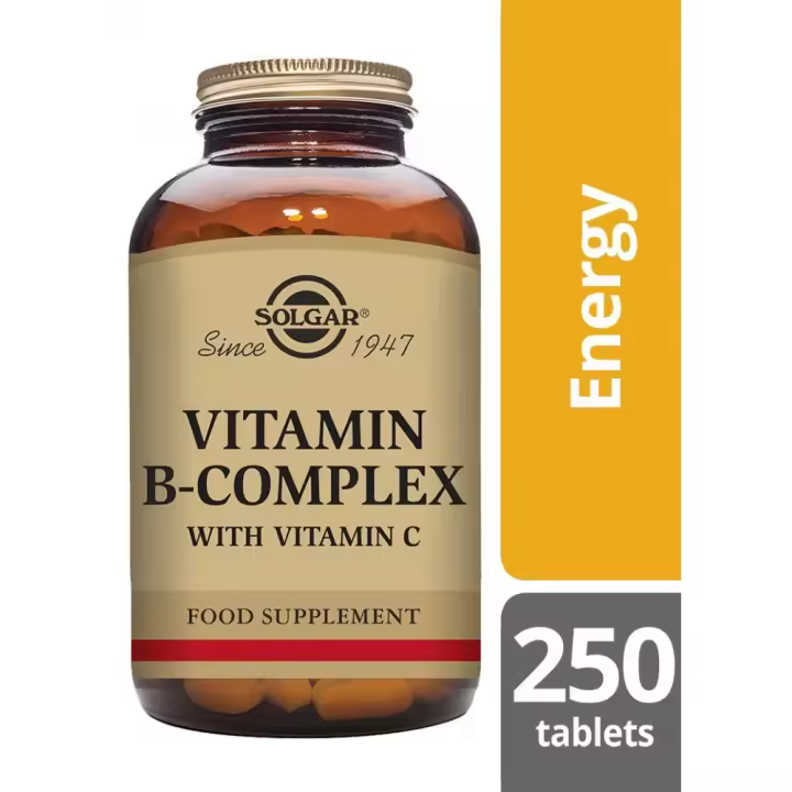 Vitamina B Complex con Vitamina C, en comprimidos de Solgar - 1