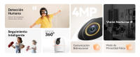 Imou 2MP Cámara Vigilancia WiFi Interior para Mascotas,360° Cámara IP WiFi con Detección de Humano, Visión Nocturna, Audio Bidireccional, Control Remoto, Modo Privacidad,Compatible con Alexa - details 0