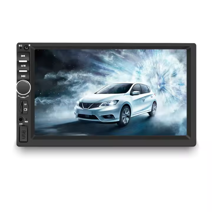 ND3 Autoradio HD 7 Pulgadas 2 Din Para Coche Con Pantalla Táctil FM BT AUX Cámara USB TF Llave De Espejo MP5 MP3 Multimedia Soporte - 1