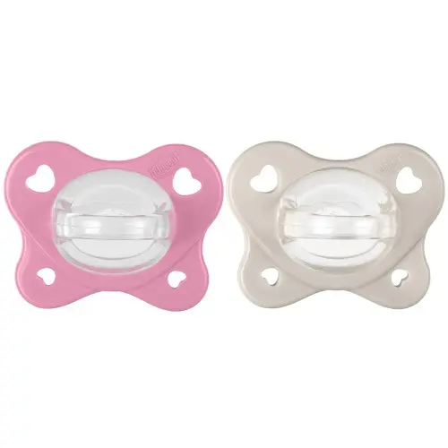 Chicco Chupete Ph Dual Soft Silicona Rosa 6-16M 2Uds - 1