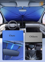 Parasol De Sol Para Coche Protección Del Interior Del Parabrisas Accesorios De Verano Para Auto Material UPE+Alloy+Tela - details 5