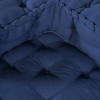 Pouffe Modular vidaXL Índigo 70x70x54 Tela - details 5