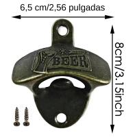 Abrebotellas Retro De Aleación De Zinc Para Decoración De Barra Pub BBQ Colgante En La Pared Herramienta De Cocina Para El Hogar - details 2