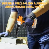 Pistola De Remache Eléctrica Sin Cable Para Batería Dewalt 20V 2.4-5.0mm Herramienta De Auto Remache Sin Batería Incluida - details 1